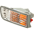 2002 Toyota 4Runner - 4-Piece Kit Front Bumper,  For Models Without Sport Package, Chrome, Sport Utility,  Includes (1) Bumper, (2) Turn Signal Light, and (1) Valance