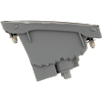 1999 Toyota 4Runner - 5-Piece Kit Front Bumper,  For Models With Sport Package and Fender Flare Holes, Painted Black, Sport Utility,  Includes (1) Bumper, (1) Bumper Trim, (2) Turn Signal Light, and (1) Valance