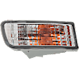 1999 Toyota 4Runner - 5-Piece Kit Front Bumper,  For Models With Sport Package and Fender Flare Holes, Painted Black, Sport Utility,  Includes (1) Bumper, (1) Bumper Trim, (2) Turn Signal Light, and (1) Valance