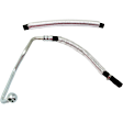 2-Piece Kit Power Steering Hose, Return Hose, Includes (1) Power Steering Hose and (1) Power Steering Reservoir Line Hose