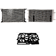 2013 Audi S5 Base - 3-Piece Kit A/C Condenser, Coupe, 3.0L 6Cyl,  Includes (1) A/C Condenser, (1) Cooling Fan Assembly, and (1) Radiator