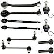 2007 Dodge Charger - 10-Piece Kit Front, Driver and Passenger Side, Lower, Forward Control Arm, RWD, Includes (2) Ball Joint, (2) Control Arm, (2) Sway Bar Link, and (4) Tie Rod End