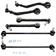 6-Piece Kit Control Arm Includes (4) Control Arm and (2) Sway Bar Link