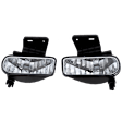 2003 Chevrolet Tahoe - 9-Piece Kit Front Bumper, 4WD, Bolt-On or Welded, Chrome, Includes (1) Bumper, (7) Bumper Bracket, (1) Bumper Trim, (2) Fog Light, and (1) Valance
