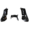 2003 Chevrolet Tahoe - 9-Piece Kit Front Bumper, 4WD, Bolt-On or Welded, Chrome, Includes (1) Bumper, (7) Bumper Bracket, (1) Bumper Trim, (2) Fog Light, and (1) Valance
