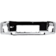 5-Piece Kit, Front Bumper, Chrome, Includes (1) Bumper, (2) Bumper Bracket, and (2) Bumper End