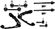 8-Piece Kit Front Suspension Kit, Includes (2) Control Arm, (2) Sway Bar Link, and (4) Tie Rod End