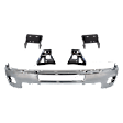 5-Piece Kit, Front Bumper, Chrome, Includes (1) Bumper and (4) Bumper Bracket