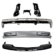 2002 Chevrolet Silverado 2500 HD LS - 4-Piece Kit Front Bumper, New Body Style, Chrome, Includes (1) Bumper, (3) Bumper Bracket, (1) Bumper Trim, and (1) Valance