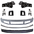 9-Piece Kit, Front Bumper, Paint to Match, Includes (1) Bumper, (4) Bumper Bracket, (1) Bumper Trim, (2) Fog Light, and (1) Valance