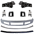 9-Piece Kit, Front Bumper, Paint to Match, Includes (1) Bumper, (4) Bumper Bracket, (1) Bumper Trim, (2) Fog Light, and (1) Valance