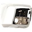 4-Piece Kit Front, Driver and Passenger Side Bumper End, Chrome, Plastic, Includes (2) Bumper End and (2) Fog Light