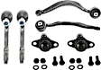 6-Piece Kit Control Arm Includes (2) Ball Joint, (2) Control Arm, and (2) Tie Rod End