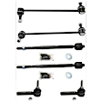 2008-2009 Saturn Vue - 6-Piece Kit Tie Rod End Includes (2) Sway Bar Link and (4) Tie Rod End