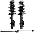4-Piece Kit Front, Driver and Passenger Side Fully Loaded Strut, Includes (2) Sway Bar Link and (2) Shock Absorber and Strut Assembly