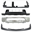 2006 Nissan Frontier - 4-Piece Kit Front, Lower Bumper, For Models Without Off Road Package, Chrome,  Includes (1) Bumper, (1) Bumper Retainer, (1) Bumper Trim, and (1) Valance