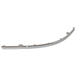 3-Piece Kit Front, Driver and Passenger Side Bumper Trim, Chrome, includes (2) Bumper Trim, and (1) Grille Assembly