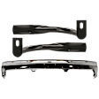 2002 Chevrolet Silverado 1500 Base - 3-Piece Kit Front Bumper, Chrome, Extended Cab Pickup, Includes (1) Bumper and (2) Bumper Bracket