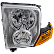 2006 Jeep Commander - 4-Piece Kit Halogen Headlight, With bulb(s), OE Replacement,  Includes (2) Headlight and (2) Fog Light