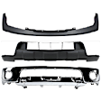 2006 Nissan Frontier - 3-Piece Kit Front, Lower Bumper,  For Models With Off Road Package, Chrome, Extended Cab Pickup,  Includes (1) Bumper, (1) Bumper Trim, and (1) Valance
