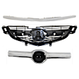 3-Piece Kit Hood Molding, Includes (1) Grille Assembly, (1) Grille Trim, and (1) Hood Molding