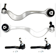 4-Piece Kit Front, Driver and Passenger Side Suspension Kit, Includes (2) Control Arm and (2) Tie Rod End