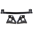 3-Piece Kit Front Bumper Reinforcement, Steel, Includes (2) Bumper Bracket and (1) Bumper Reinforcement