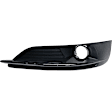 3-Piece Kit Front, Driver and Passenger Side Fog Light Trim, Textured Black, Includes (2) Fog Light Trim and (1) Bumper Grille
