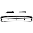 2008-2012 Chevrolet Malibu - 3-Piece Kit Front, Driver and Passenger Side, Outer Fog Light Cover, Primed, includes (1) Bumper Grille and (2) Fog Light Cover