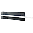 2008-2012 Chevrolet Malibu - 3-Piece Kit Front, Driver and Passenger Side, Outer Fog Light Cover, Primed, includes (1) Bumper Grille and (2) Fog Light Cover