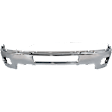 2011 Chevrolet Silverado 2500 HD - 3-Piece Kit Front Bumper, Chrome, Includes (1) Bumper, (1) Bumper Trim, and (1) Valance