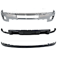 2013 Chevrolet Silverado 2500 HD WT - 3-Piece Kit, Front Bumper, Chrome, Includes (1) Bumper and (2) Valance