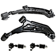 4-Piece Kit Control Arm Includes (2) Control Arm and (2) Sway Bar Link