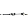 4-Piece Kit Front, Driver and Passenger Side Axle Assembly, New Kit, includes (2) Axle Assembly and (2) Wheel Hub