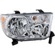 2010 Toyota Tundra - 4-Piece Kit Halogen Headlight, With bulb(s), OE Replacement,  Includes (2) Headlight and (2) Fog Light