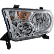 2010 Toyota Tundra - 4-Piece Kit Halogen Headlight, With bulb(s), OE Replacement,  Includes (2) Headlight and (2) Fog Light
