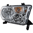2010 Toyota Tundra - 4-Piece Kit Halogen Headlight, With bulb(s), OE Replacement,  Includes (2) Headlight and (2) Fog Light