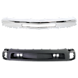 2008 Chevrolet Silverado 2500 HD - 2-Piece Kit Front Bumper, Chrome,  Includes (1) Bumper and (1) Valance