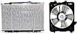 2-Piece Kit Radiator, 3.5L, 6Cyl, Includes (1) Radiator and (1) Cooling Fan Assembly