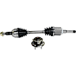 2010 GMC Terrain - 2-Piece Kit Front, Driver Side Axle Assembly, New, 2.4L 4Cyl  Includes (1) Axle Assembly and (1) Wheel Hub