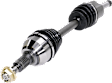 2010 GMC Terrain - 2-Piece Kit Front, Driver Side Axle Assembly, New, 2.4L 4Cyl  Includes (1) Axle Assembly and (1) Wheel Hub