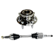 2010 GMC Terrain - 2-Piece Kit Front, Driver Side Axle Assembly, New, 2.4L 4Cyl  Includes (1) Axle Assembly and (1) Wheel Hub