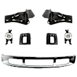 7-Piece Kit, Front Bumper, Chrome, Includes (1) Bumper, (4) Bumper Bracket, and (2) Fog Light