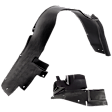 2-Piece Kit, Front, Passenger Side Fender Liner, Includes (1) Engine Splash Shield and (1) Fender Liner