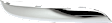 2011-2014 Chrysler 300 - 2-Piece Kit Front, Passenger Side Fog Light Trim, For Models With Adaptive Cruise Control, Black and Chrome, includes (1) Bumper Trim and (1) Fog Light Trim