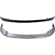 2-Piece Kit Front, Upper Bumper Trim, Chrome, includes (1) Bumper Trim and (1) Valance