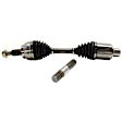 2003 Dodge Ram 1500 - 2-Piece Kit Front, Driver and Passenger Side Axle Assembly, Supplied with Standard Neoprene Outboard Boot, New, 4WD, 4.7L 8Cyl Includes (1) Axle Assembly and (1) Axle Shaft