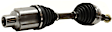 2003 Dodge Ram 1500 - 2-Piece Kit Front, Driver and Passenger Side Axle Assembly, Supplied with Standard Neoprene Outboard Boot, New, 4WD, 4.7L 8Cyl Includes (1) Axle Assembly and (1) Axle Shaft