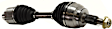 2003 Dodge Ram 1500 - 2-Piece Kit Front, Driver and Passenger Side Axle Assembly, Supplied with Standard Neoprene Outboard Boot, New, 4WD, 4.7L 8Cyl Includes (1) Axle Assembly and (1) Axle Shaft