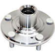 2002 Honda Accord - 2-Piece Kit Front or Rear, Driver or Passenger Side Wheel Hub, 5 Lugs, Without Bearing,  Includes (1) Wheel Bearing and (1) Wheel Hub